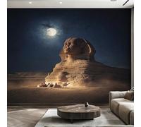 Egyptian Sphinx Wallpaper - Ancient Egypt Wall Mural 200x140 cm (W x H), Non-Woven Photo Wallpaper Mural for Bedroom, Living Room, Hallway, Home Decor Y&W77