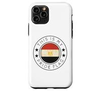 Egyptian This Is My Pride Flag Proud Arab Roots Heritage Case for iPhone 11 Pro
