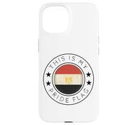 Egyptian This Is My Pride Flag Proud Arab Roots Heritage Case for iPhone 15