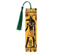 Egyptian Tradition Bookmark Ancient Wooden Bookmark with Tassel Book Mark for Women Men Reading Page Markers Gifts for Book Lovers