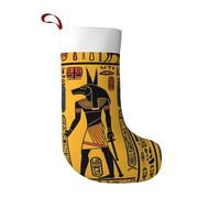 Egyptian Tradition Christmas Stocking Ancient Xmas Hanging Stocking for Kids Adults Family Holiday Party Decoration