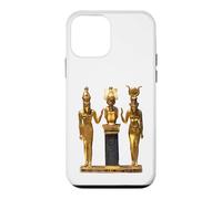 Egyptian Trinity Golden Horus Osiris and Isis Statue T-shirt Case for iPhone 12 mini
