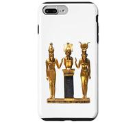 Egyptian Trinity Golden Horus Osiris and Isis Statue T-shirt Case for iPhone 7 Plus/8 Plus