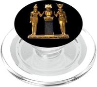 Egyptian Trinity Horus Osiris and Isis Statue PopSockets PopGrip for MagSafe