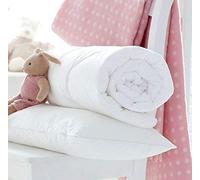 EGYPTO 9 Tog Anti-Allergy Cot Duvet and Pillow Set - Soft & Lightweight Toddler Duvet - Machine Washable - Cot Bed Duvet for Children, Toddlers (120cm x 150cm, 9 TOG)