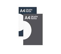 EGYPTO A4 Graph Paper Pad, Maths Graph Paper Pad, Home and School Supplies, School and Home Use