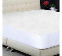 Egypto Antibacterial Waterproof Matrress Protector Non-Allergenic Cover - Soft Comfort Terry Towelling & Waterproof (Double - 135cm x 190cm)