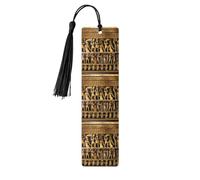 Egypts Hieroglyphics Printing Fashion Wooden Bookmarks 5 Pieces,Rectangle Bookmarks for Adult Perfect for Graduation Gifts