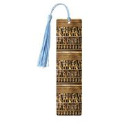 Egypts Hieroglyphics Printing Fashion Wooden Bookmarks 5 Pieces,Rectangle Bookmarks for Adult Perfect for Graduation Gifts
