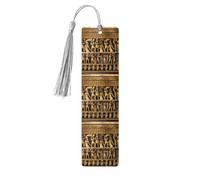 Egypts Hieroglyphics Printing Fashion Wooden Bookmarks 5 Pieces,Rectangle Bookmarks for Adult Perfect for Graduation Gifts