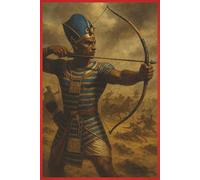 Egytian Warrior. 6 x9 Notebook & Journal. 100 Lined sheets for notes, Journaling, Creative thinking, Work, School or College by the Reading Cult.