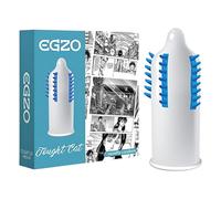 Egzo Tough Cat - Ribbed & Studded Condom (1 pc)
