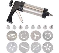 EH Excellent Houseware Cake machine, stainless steel, 14 tips