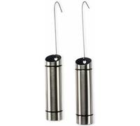 EH Excellent Houseware Set 2 UNI Stainless Steel HUMIDIFIER, Metal, Neutral, 20 x 5cm (HxB)