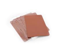 EH Tattoo Practice Skin 5 Pack 8x12 Large Size Blank Silicone Black Beginner Dark 8x12 Inch