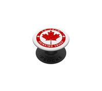 Eh Team Drinking Squad Canada Day Maple Leaf PopSockets Adhesive PopGrip