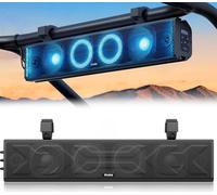 Ehaho UTV Sound Bar 25 Inch Bluetooth ATV Sound Bar with RGB Lighting, IP65 Waterproof Sound Bar for Golf Cart, Powersports SXS Amplified Sound Bar,