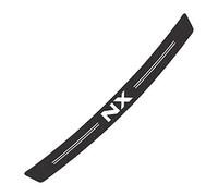 Ehao Carbon Fiber Rear Bumper Protector for Lexus NX, Car Rear Trunk Sill Plate Scuff Plate Strip Back Bumper Guard Anti-Scratch Trim Cover Styling Accessories, White