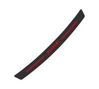 Ehao Carbon Fiber Rear Bumper Protector for Nissan Juke, Car Rear Trunk Sill Plate Scuff Plate Strip Back Bumper Guard Anti-Scratch Trim Cover Styling Accessories, Red