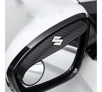EHBXPA 2Pcs Carbon Fiber Car Rearview Mirror Eyebrow Rain Cover. For Suzuki SX4 S-Cross Vitara Brezza Xbee XL6.
