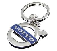 EHBXPA Car Logo Key Chain Rings for Man and Women Chrome Plated Key Rings. For Volvo C30 C40 C70.,B
