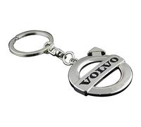 EHBXPA Car Logo Key Chain Rings for Man and Women Chrome Plated Key Rings. For Volvo EX30 EX40 EX90.,A