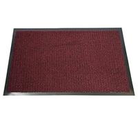 EHC 60 x 180 cm Long Rubber Backed Barrier Mat, Red/Black