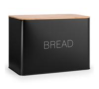 Ehc Bread Bin, Bread Bins For Kitchen, Bread Tin, Large Bread Bin Food Storage, Black