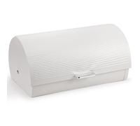 EHC Bread Bins for Kitchen, Bread Box with lid, Kitchen Storage Bin, Bread Container, VENTILATED Back to keep Contents Fresher for longer - White