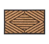 EHC Coir Door Mats Indoor & Outdoor Mat, Rubber Backing Heavy Duty Doormats Dirt trapper door mats for Front Door, Patio or Entrance, Natural, 45 x 75 cm