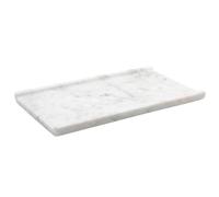 EHC Marble Cosmetic Tray, Bathroom Vanity Tray, White, 30x15x1.5cm | jewellery display tray, decorative marble tray, perfume makeup organiser, dressing table jewellery trinket