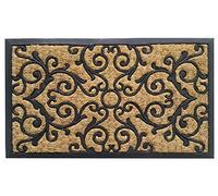 EHC Panama Large Natural Coir Rubber Backed Door Mat for Indoor and Outdoor, Non-Slip, Dirt Trapper, Durable Rubber Mat, for Front Door, Hallways, Entrance, 45 x 75cm