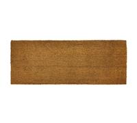 Ehc Pvc Backed Natural Coconut Coir Plain Entrance Matting Outdoor & Indoor Mat, 45 X 120 Cm