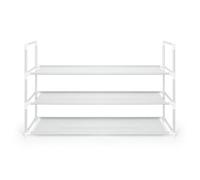 Ehc Shoe Rack 3 Tier, Shoe Storage Organiser, Stackable Shoe Rack, Shoe Shelf For Hallway, Living Room, Bedroom