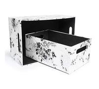 EHC Storage Baskets Set of 2, Organizer For Shelves, Duo Pack Containers, Shelf Bins, Utility Crates, Gift Hamper, Multi-purpose Accessory Holders, Versatile Caddy