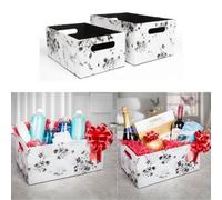 Ehc Storage Baskets Set Of 2, Storage Baskets For Shelves, Storage Boxes, Baskets To Make Hampers, Multipurpose Basket
