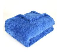 EHC Teddy Super Soft Fleece Warm Throw Thermal Sofa Blanket 130 x 170cm - Blue