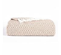 EHC Throws for Sofas Large, Throws for Bed Double Sofa Settee Couch Blanket, 150 x 200cm, Beige