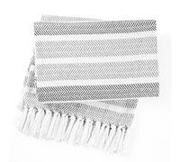 EHC Throws for Sofas Large, Throws for beds Double Settee Sofa Bed Cover, 150 x 200 cm, Grey - Herrinbone