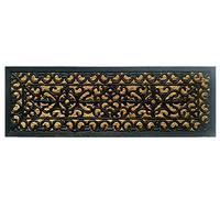 EHC Victorian Wrought Iron Effect Outdoor Or Indoor Non-Slip Panama Rubber Step Door Mat - 75 cm x 25 cm