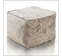 EHD Crushed Velvet Bean Bags Super Soft Living Room Bedroom Foot Rest Stools Pouffes Ottomans Bean Bags (Mink)