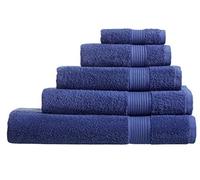 EHD Home Collection 100% Pure Egyptian Cotton Hand Towels 500 GSM Super Soft Extra Thick and Absorbent (Cobalt, Hand Towel)