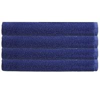 EHD Luxury 4pk Jumbo Bath Sheet Set 100% Pure Egyptian Cotton 500 GSM Super Soft Extra Absorbent Large Jumbo Bath Sheets Sets (Cobalt)