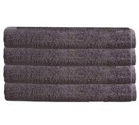 EHD Luxury 4pk Jumbo Bath Sheet Set 100% Pure Egyptian Cotton 500 GSM Super Soft Extra Absorbent Large Jumbo Bath Sheets Sets (Charcoal)