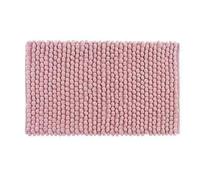 EHD Micro Bobble Luxury Cotton Rich Bath Mats Anti Slip Water Absorbent Regular Size Bathroom Rugs (Blush Pink)