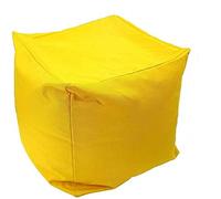 EHD Waterproof Bean Bags Super Soft Living Room Bedroom Kitchen Patio Out Door Foot Rest Stools Pouffes Ottomans Bean Bags (Yellow)