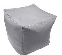 EHD Waterproof Bean Bags Super Soft Living Room Bedroom Kitchen Patio Out Door Foot Rest Stools Pouffes Ottomans Bean Bags (Silver/Light Grey)