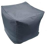 EHD Waterproof Bean Bags Super Soft Living Room Bedroom Kitchen Patio Out Door Foot Rest Stools Pouffes Ottomans Bean Bags (Dark Grey)