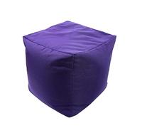 EHD Waterproof Bean Bags Super Soft Living Room Bedroom Kitchen Patio Out Door Foot Rest Stools Pouffes Ottomans Bean Bags (Purple)
