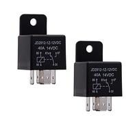 Ehdis 2 PCS Car Relay 12V 40A, 5 Pin Coil, Automotive Relay Contactor Switch